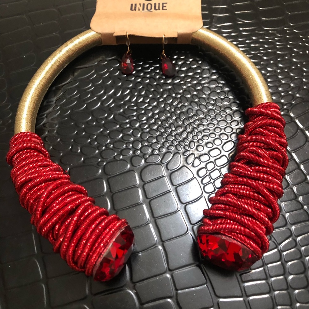 Beautiful hand made red set